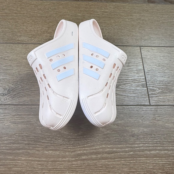Adidas Adilette Women's Slip-On Clog Slides Pink Tint Sz 9 Gym, Casual, Sport - Picture 4 of 8